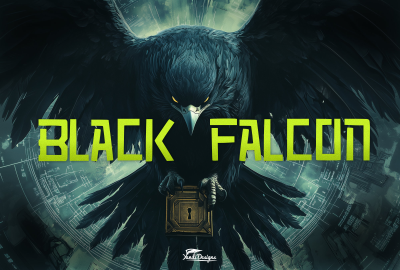 Black Falcon Font main cover image