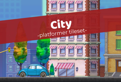 City - Platformer Tileset main cover image