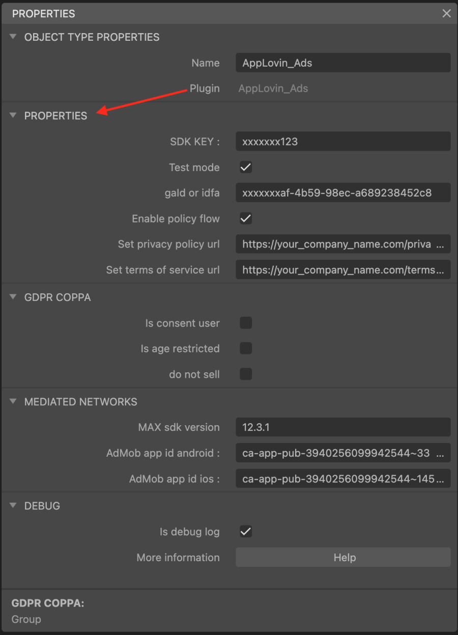 AppLovin MAX Ads - Construct 3 Addons