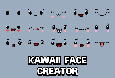 Kawaii face creator pack main cover image