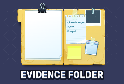 Evidence folder main cover image