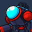 Mechanoid enemy game sprite number one asset store icon