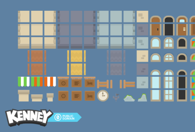 Platformer Art Buildings main cover image