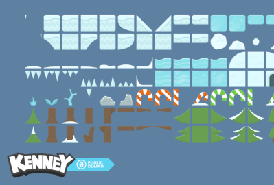 Platformer Art Winter main cover image