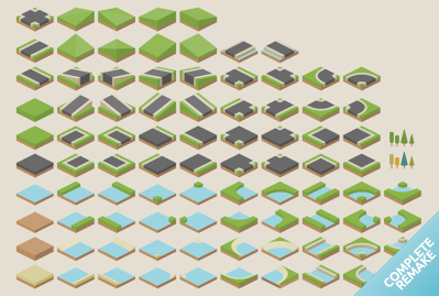 Isometric Roads main cover image