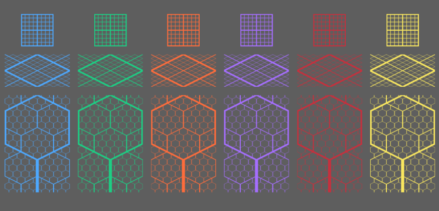 Pixel Perfect Grids - Game Backgrounds