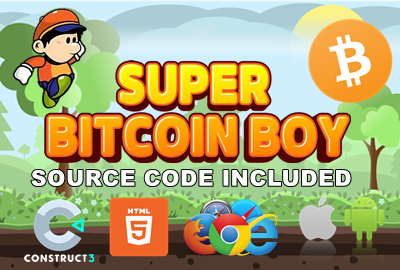 Super Bitcoin Boy - Crypto/Platform Game main cover image