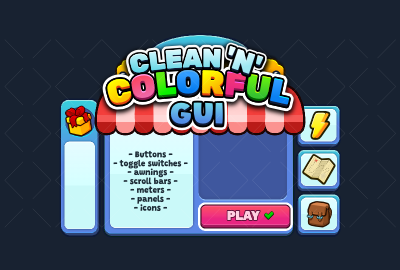 Clean and colourful GUI main cover image