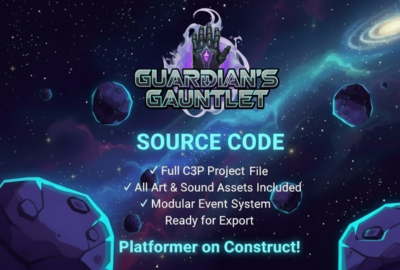 Guardian's Gauntlet - Construct 3 Game (HTML5, AdMob, C3P) main cover image