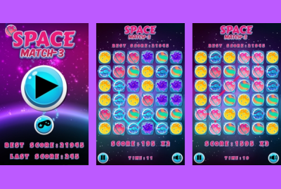 Space Match3 main cover image