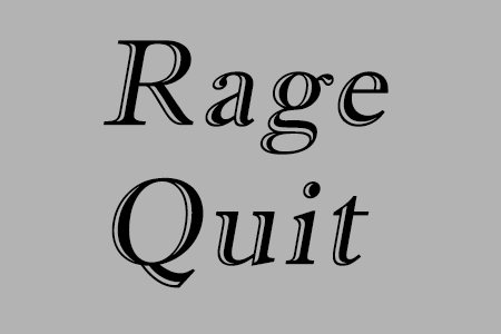 Rage Quit Definition Digital Print 8 X 10 Gamer (Instant Download) 