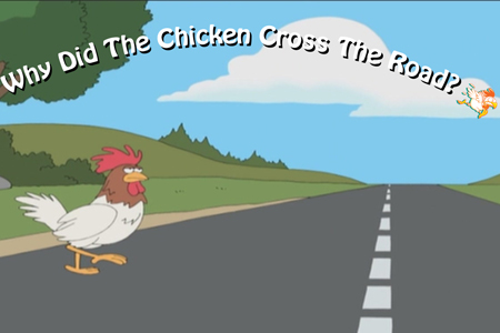 Interface inicial do jogo Chicken Cross the Road Fonte: Chicken