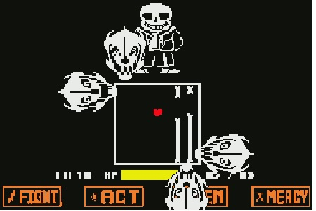 Play Bad Time Simulator (Sans Fight) game free online