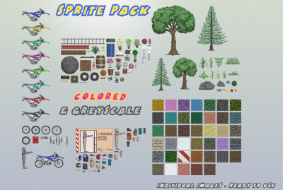 2D Minecraft sprite pack