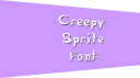 Creepy Sprite Font (+ Kerning settings for Construct 2/3) in 10 colours asset store icon