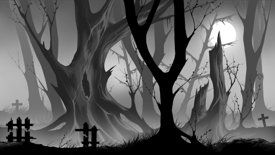 Dark forest background - Game Backgrounds